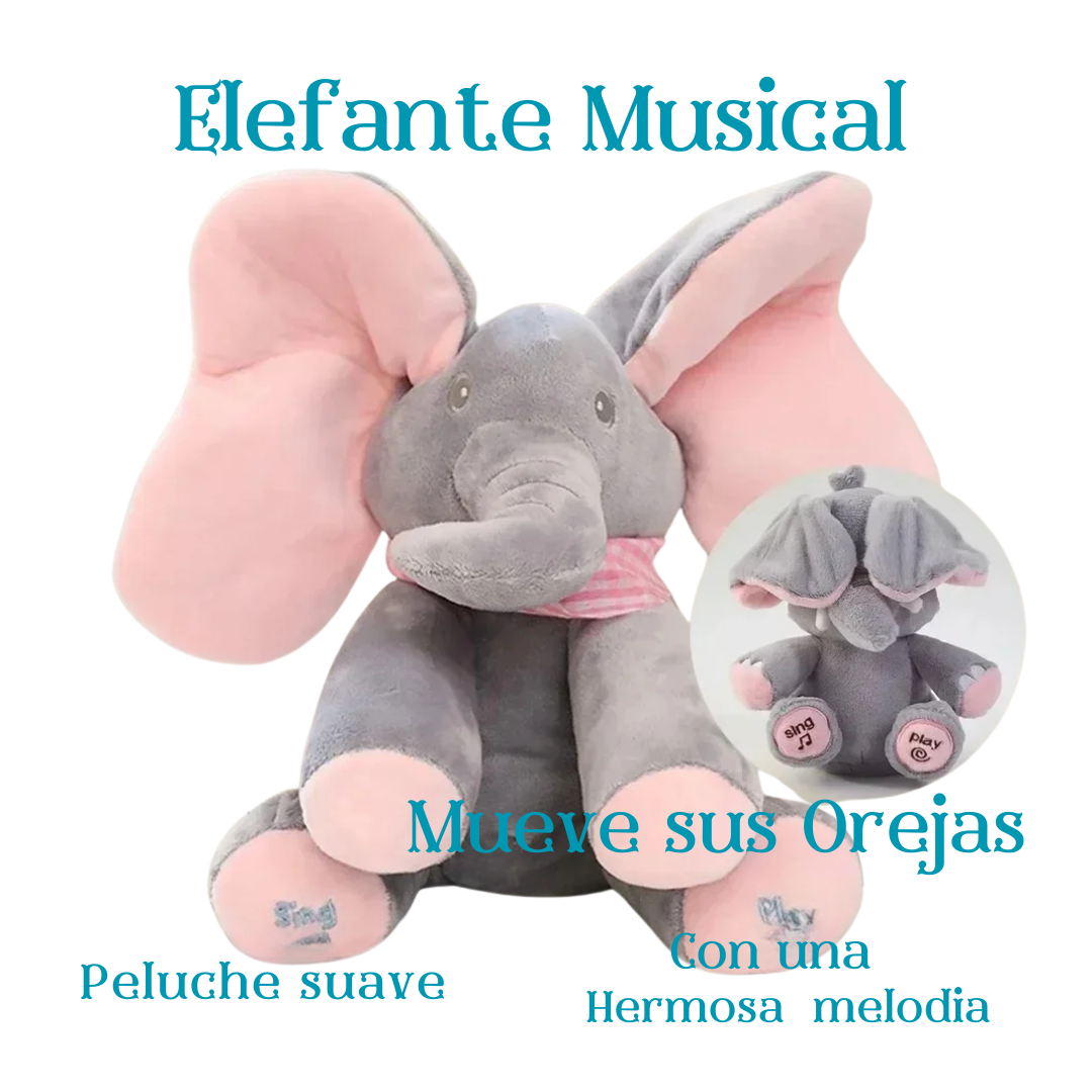 Elefante Peluche Musical .